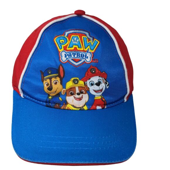Nickelodeon Boy's Strapback Hat Multicolor OSFM Paw Patrol Graphic Logo - Picture 1 of 8